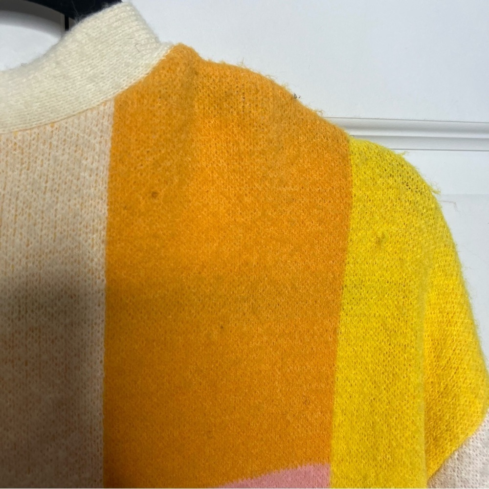 Amadi Colorblock Cardigan | Size M | Longline Knit | Cozy Statement Piece - Picture 6 of 8